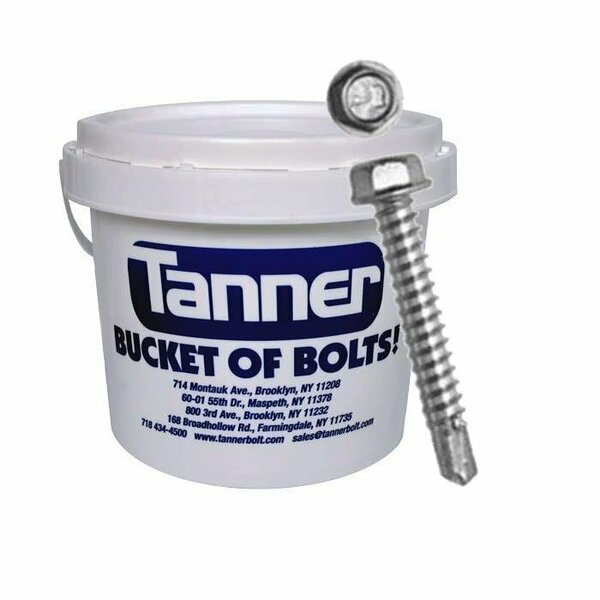 Tanner #10 x 1/2in Self-Drilling Screws Hex Washer, 5/16in Driver, #2 TB-630